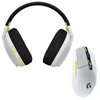 Klaviatūra Ausinės „Logitech“ belaidžio ryšio žaidimų rinkinys, juodas+baltas+žalias, EWR2934