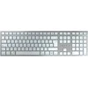 CHERRY KW 9100 SLIM - Klaviatūra - QWERTZ - Deutsch - baltas, Sidabrinė