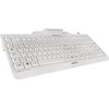 CHERRY KC 1000 SC Baltas-Pilkas - Klaviatūra USB UK