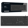 Klaviatūra Conceptronic Klaviatūra su USB jungtimi + Smart Skaitytuvas kart identyfikacyjnych išdėstymas ES juoda (KAYNE01ES)