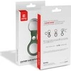 Crong Odinis dėklas with Key Ring - Leather protective case key ring for Apple AirTag Žalias