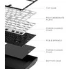 Klaviatūra Dark Project ALU Terra Nova Juodas Wireless