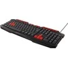 Klaviatūra DELTACO GAMING UK, USB, juoda / GAM-024UK