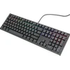 Ducky One 2 su pašvietimu PBT žaidimų klaviatūra MX-Juodas, RGB LED – juodos spalvos US išdėstymas