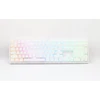 Ducky Zero 6108 Pure Baltas belaidė žaidimų klaviatūra – MX2A Speed-Sidabrinis US išdėstymas