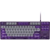 Klaviatūra Fury Kanabo K2 US balta pašvietimas mechaninė szaro-violetinė