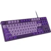 Klaviatūra Fury Kanabo K2 US balta pašvietimas mechaninė violetinė
