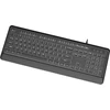 Gembird KB-UML-04 Slim su laidu backlight klaviatūra, juodas, US išdėstymas