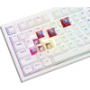 Klaviatūra žaidimams Genesis Thor 404 75% GenX Stratos Silent su laidu mechaninė su pašvietimu cicha balta