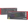 Klaviatūra žaidimams Genesis Thor 404 Gateron Geltona Pro su laidu mechaninė su pašvietimu juoda