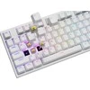Klaviatūra Genesis Thor 404 balta RGB Gateron Geltona Pro