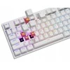 Klaviatūra žaidimams Genesis Thor 404 TKL Outemu Silent Peach su laidu mechaninė su pašvietimu balta