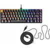 Klaviatūra Glorious GLO-KB GMMK2 65% RGB Hot Swap Fox Switch Juoda