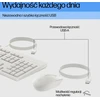 Klaviatūra ir pelė HP 225 Rinkinys Klaviatūra su pele 100% full size USB QWERTZ niemiecki Cashmere Baltas