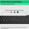 Hewlett Packard (HP) HP 475 Wireless Silent Klaviatūra - dviejų režimų, atsparus išsiliejimui, dezinfekuojamas, programuojamas - Juodas - US ENG