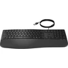 HP 485 Comfort laidinė klaviatūra, viso dydžio (100 %), laidinė, USB, membraninė, juoda
