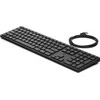 Hewlett Packard (HP) Klaviatūra HP Halley kabelis, juodas, JAV (9SR37AA)