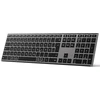 inateck Klaviatūra, ergonomic design, QWERTZ grau