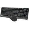 A4Tech FG1012S Rinkinys klaviatūra CZ, juoda su belaide optine pele, 2.4 [Ghz]