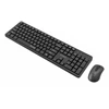 Klaviatūra Gembird KBS-WMS-01 Silent key Pro Business wireless desktop set, juodas, US išdėstymas
