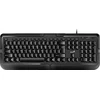 Klaviatūra ir pelė Genius KB- 118, JAV klaviatūra, klasikinis, vandeniui atsparus vielos tipas (USB), juoda