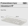 Klaviatūra ir pelė HP 225 Combo (AW5S6AA)