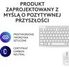 Belaidė Klaviatūra Su Pele Logitech MK295, US išdėstymas, Baltos Spalvos