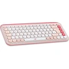 Klaviatūra Logitech POP ICON COMBO Pelė AND KB - ROSE - DEU - CENTRAL-419