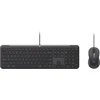 Klaviatūra ir pelė Combo Logitech Signature Slim su laidu Combo MK620 verslui QWERTZ