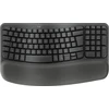 „Logitech Wave Keys“ „Bluetooth“ klaviatūra, juoda, QWERTZ, DE