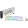 MSI Žaidimų klaviatūra Vigor GK30 Gaming Combo, Baltos spalvos (su pele)