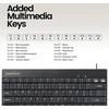 Klaviatūra ir pelė Perixx Perixx PERIDUO-212 DE, mini USB klaviatūra and pelė set, juodas