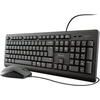 Klaviatūra Trust PRIMOKEYBOARD ir pelė SET - QWERTZ su laidu