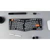 Klaviatūra žaidimams Keychron K15M Gateron Low Profile MX Raudona 2.0 belaidė mechaninė su pašvietimu szaro-juoda