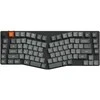 Klaviatūra žaidimams Keychron K15M Gateron Low Profile MX Brown 2.0 belaidė mechaninė su pašvietimu szaro-juoda