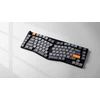 Klaviatūra žaidimams Keychron K15M Gateron Low Profile MX Raudona 2.0 belaidė mechaninė su pašvietimu szaro-juoda