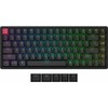 Klaviatūra žaidimams Keychron K2 V3 Keychron Super Brown belaidė mechaninė su pašvietimu juoda