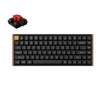 Klaviatūra žaidimams Keychron K3M-F1 75% Raudona Switch RGB Hot-Swap belaidė mechaninė Gateron Low Profile MX Raudona 2.0 su pašvietimu juoda