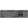 Klaviatūra žaidimams Keychron K5 Max Gateron Brown (Low Profile) belaidė mechaninė su pašvietimu szaro-juoda