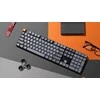 Klaviatūra žaidimams Keychron K5 Max Gateron Brown (Low Profile) belaidė mechaninė su pašvietimu szaro-juoda