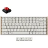 Klaviatūra žaidimams Keychron K3U-Q1Z 75% Milk POM Raudona Switch 8K