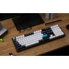 Keychron Q6 Max Wireless (Q6M-M1) - US išdėstymas - Hot-Swappable Jupiter Raudona Switches - Carbon Juodas (Juoda) Mechaninė Belaidė Žaidimų Klaviatūra