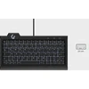 Klaviatūra Keysonic KeySonic KSK-3010ELC (DE) USB QWERTZ klaviatūra vokiška, juoda