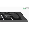 Klaviatūra Keysonic KeySonic KSK-3010ELC (DE) USB QWERTZ klaviatūra vokiška, juoda