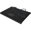 Klaviatūra KeySonic KSK-3210ELU (DE) Super-Mini Touchpad juodas