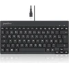 Klaviatūra „Klaviatūra Perixx Perixx PERIBOARD-326 DE“, apšviesta USB klaviatūra, laidinė, juoda