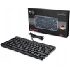 Klaviatūra „Klaviatūra Perixx Perixx PERIBOARD-426“, DE, laidinė, USB mini klaviatūra su plokščiais klavišais