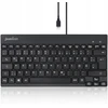 Klaviatūra „Klaviatūra Perixx Perixx PERIBOARD-426“, DE, laidinė, USB mini klaviatūra su plokščiais klavišais