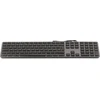 Klaviatūra LMP Large Font Klaviatūra su USB jungtimi 110 keys su laidu USB klaviatūra with 2x USB and aluminum upper cover - German - space pilka