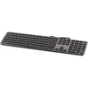 Klaviatūra LMP Large Font Klaviatūra su USB jungtimi 110 keys su laidu USB klaviatūra with 2x USB and aluminum upper cover - German - space pilka